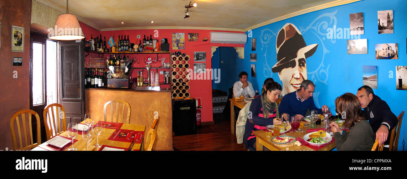 Espagne Andalousie Cordoue restaurant La Tranquera Banque D'Images