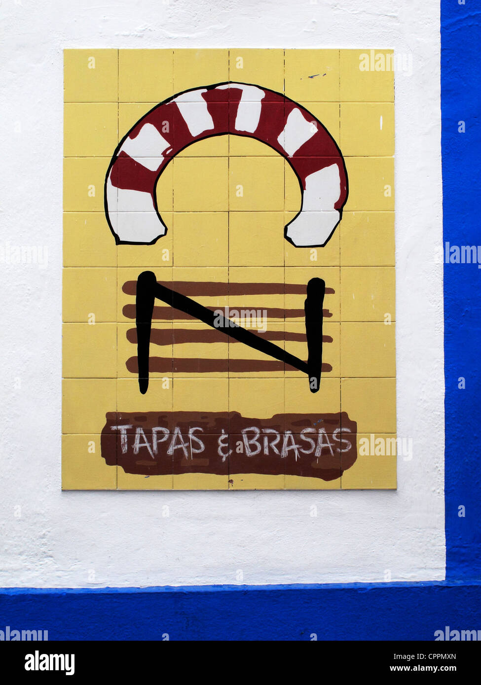 Espagne Andalousie Cordoue restaurant La Tranquera Banque D'Images