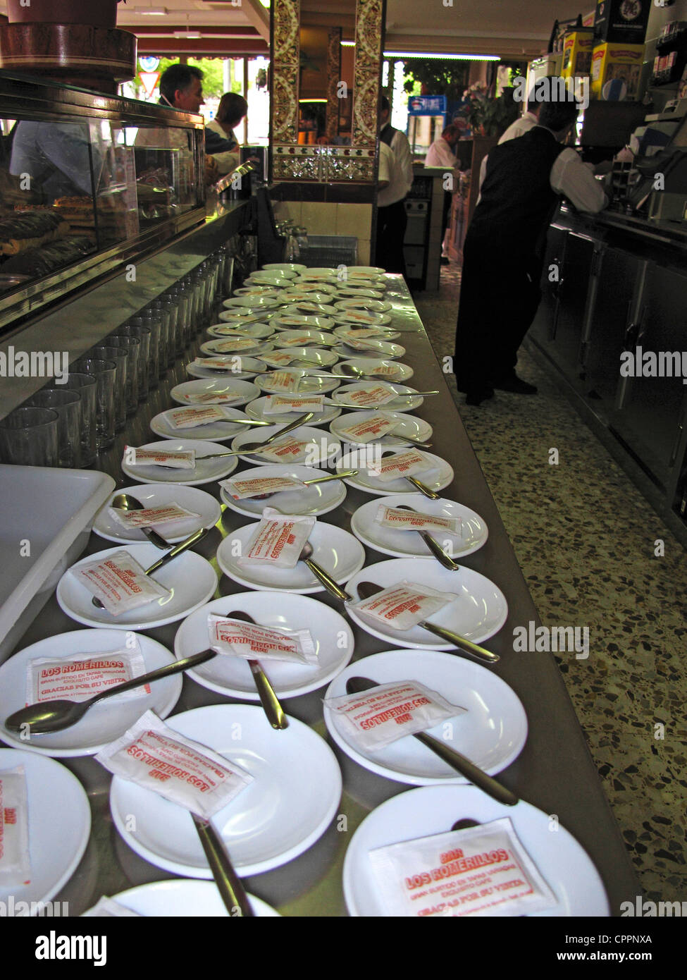 Espagne Andalousie Cordoue bar restaurant Banque D'Images