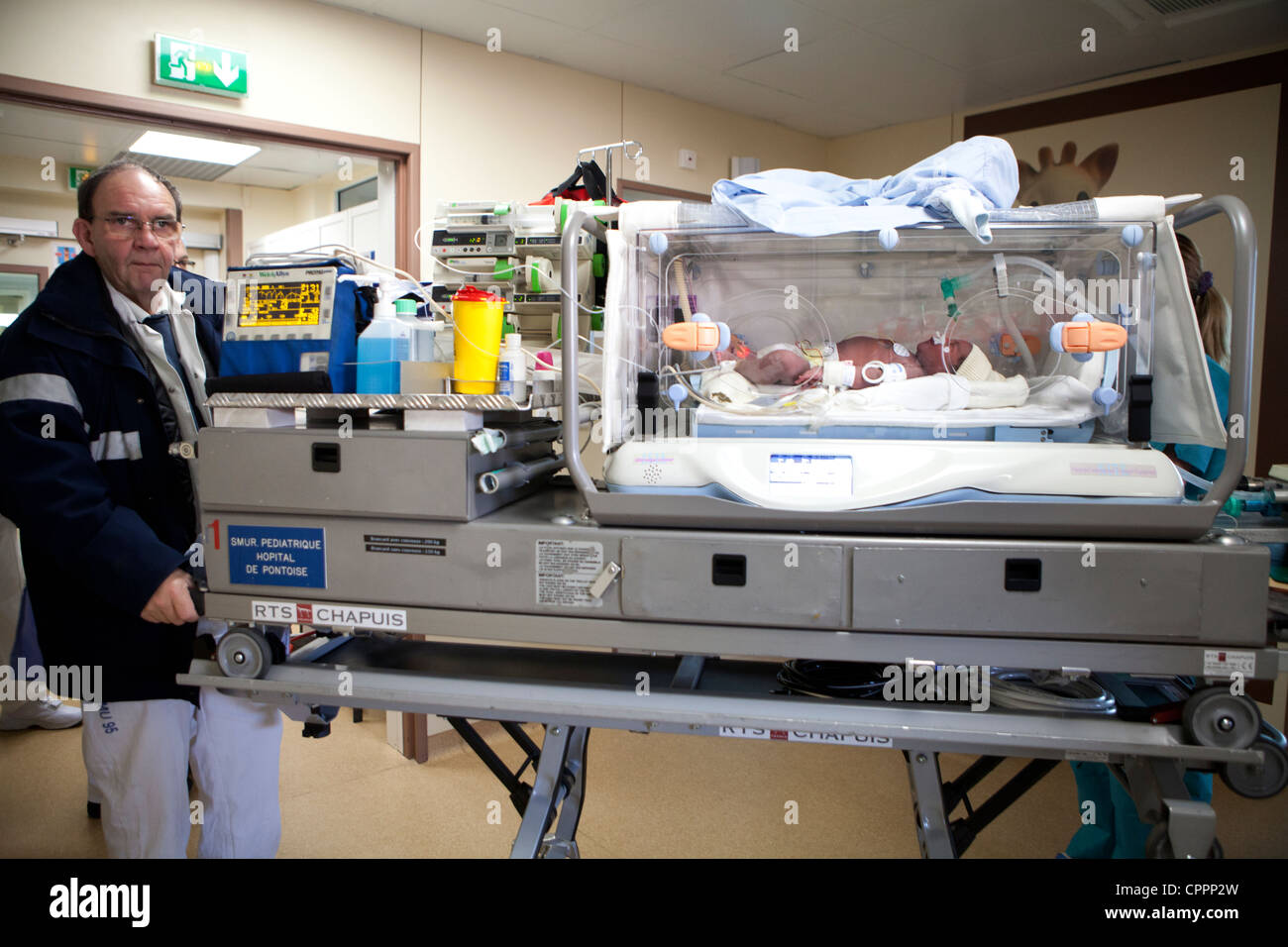 Cas d'urgence de pédiatrie Banque D'Images