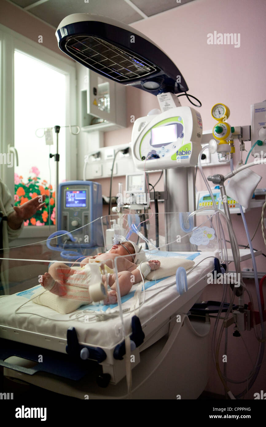 Cas d'urgence de pédiatrie Banque D'Images