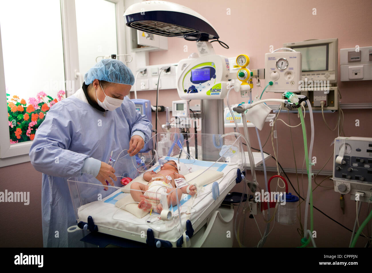 Cas d'urgence de pédiatrie Banque D'Images