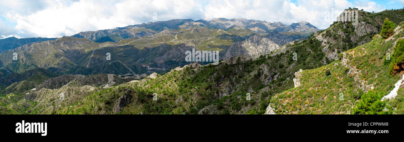 Espagne Andalousie Parc Naturel des Sierras de Tejeda Almijara y Alhama Banque D'Images