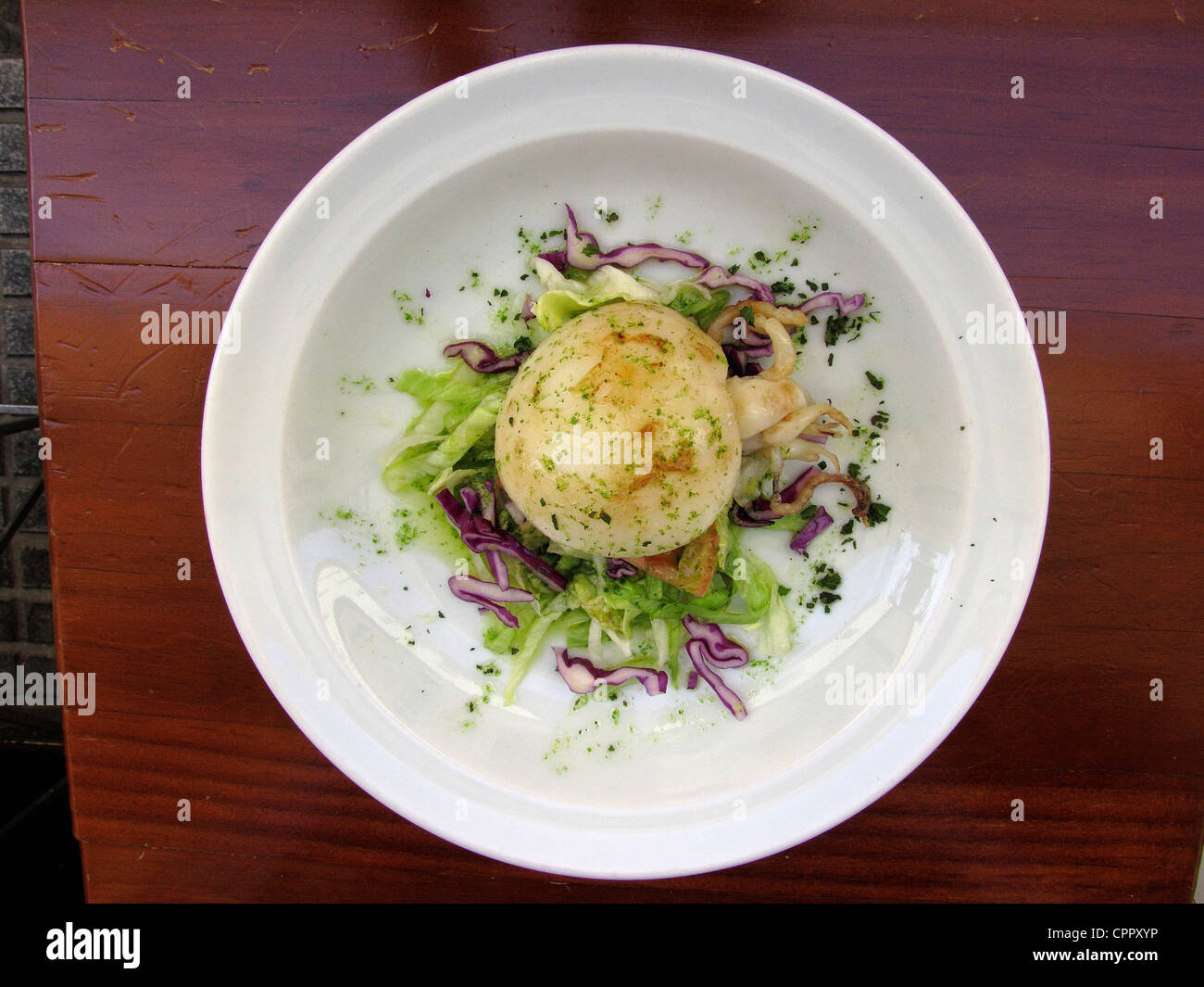 Espagne Andalousie Cadix Seiches et Tapas de crevettes Banque D'Images