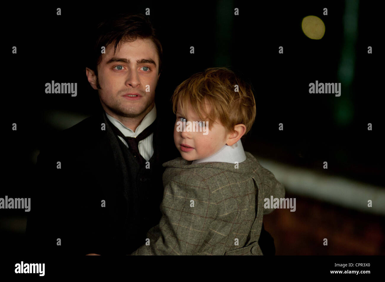 La femme en noir Banque D'Images