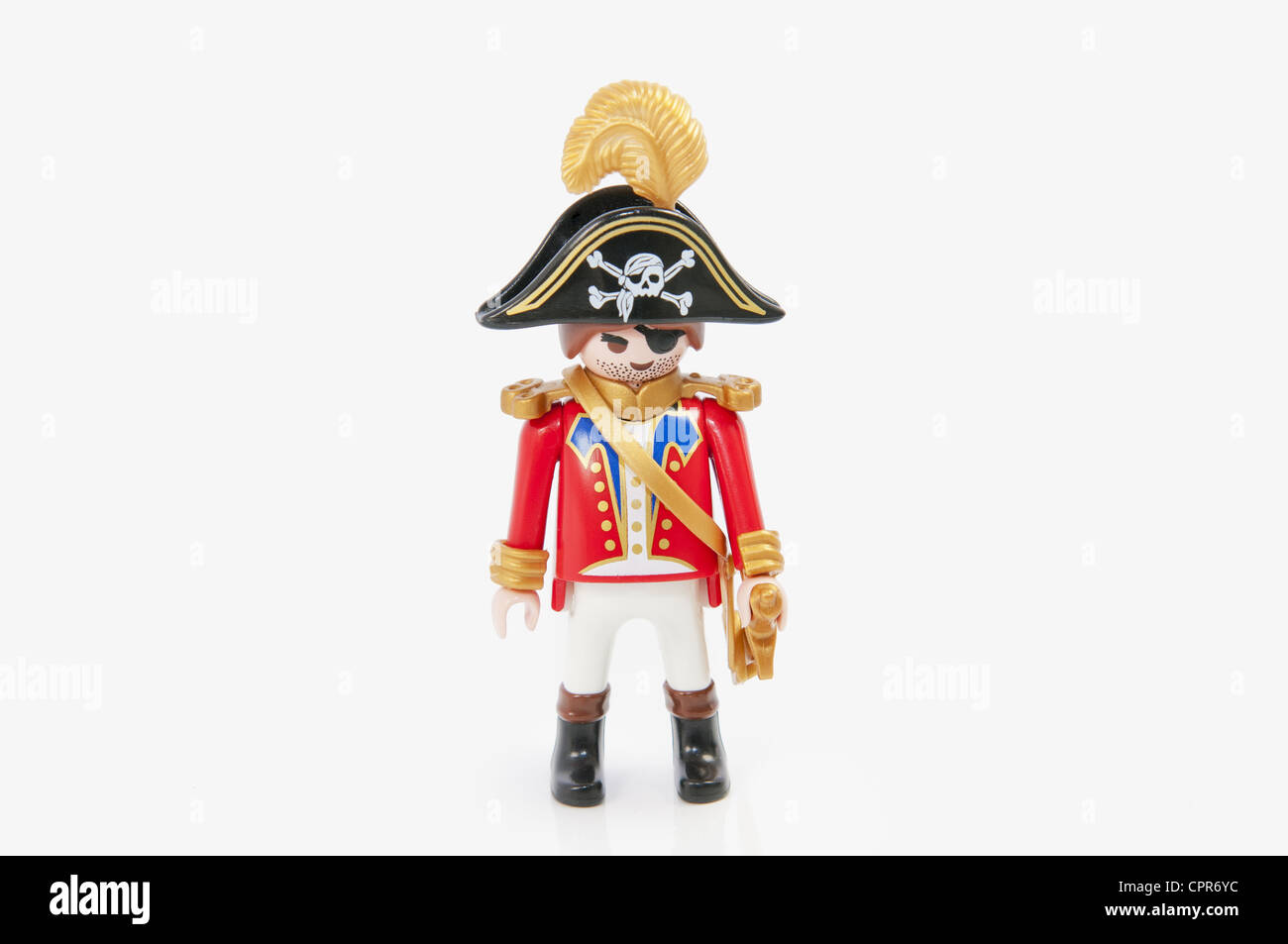 Le capitaine des Pirates Playmobil Banque D'Images