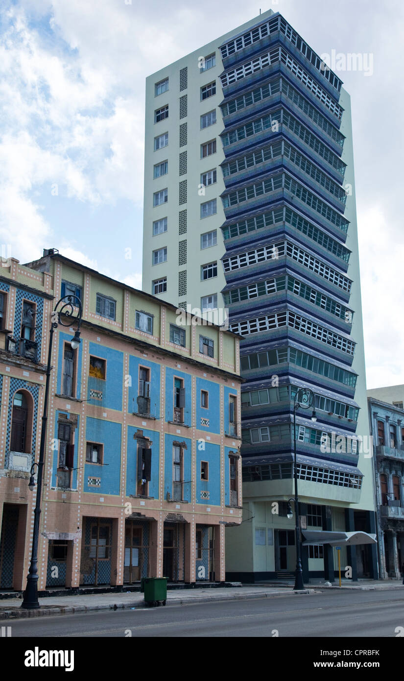 Bâtiments de La Havane Cuba Banque D'Images