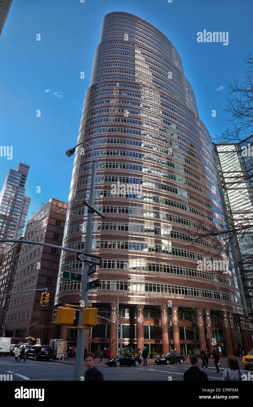 Lipstick Building à 885 Troisième Avenue à Manhattan, New York City Banque D'Images