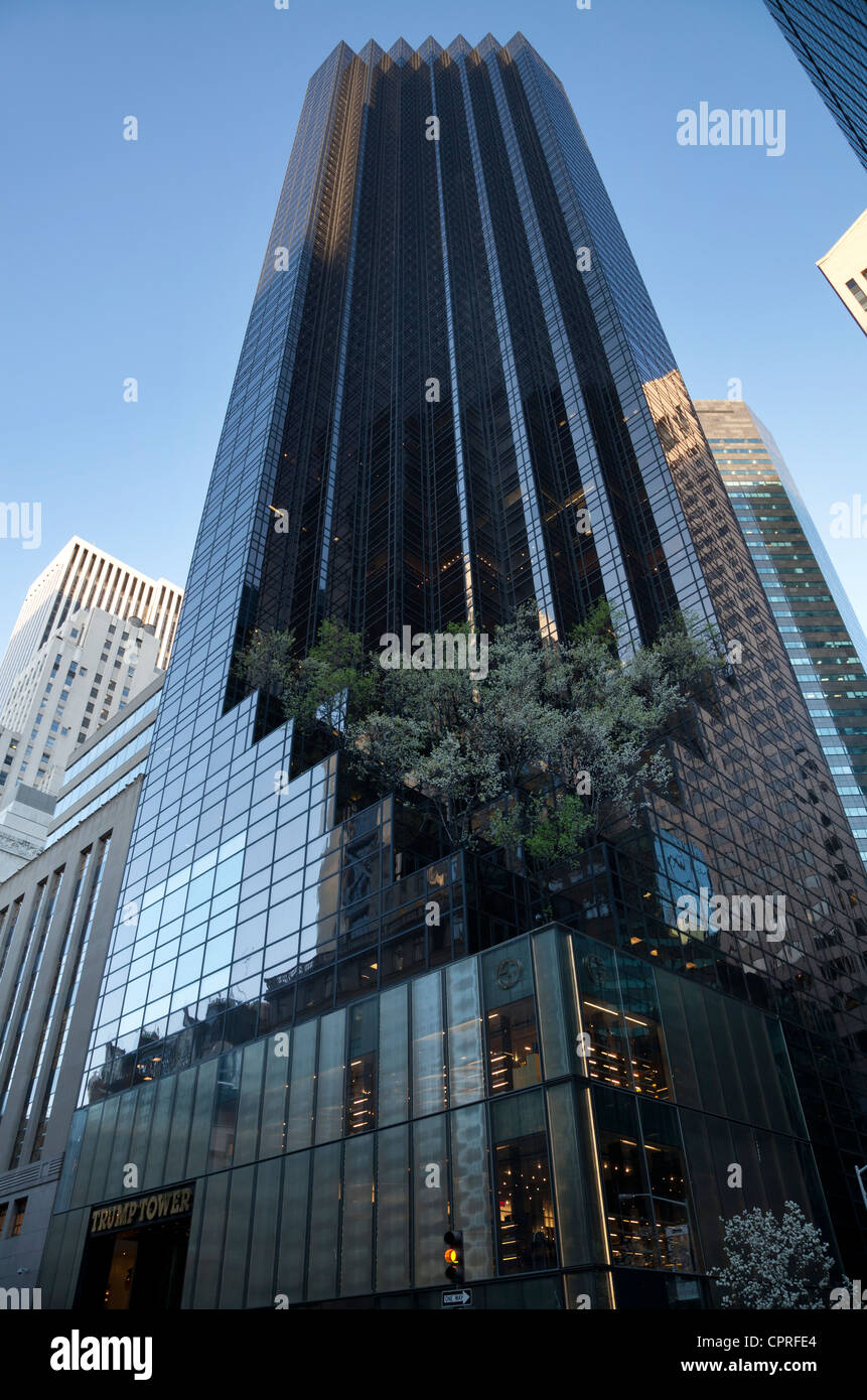 Trump Tower à 725 Cinquième Avenue à Manhattan, New York City Banque D'Images