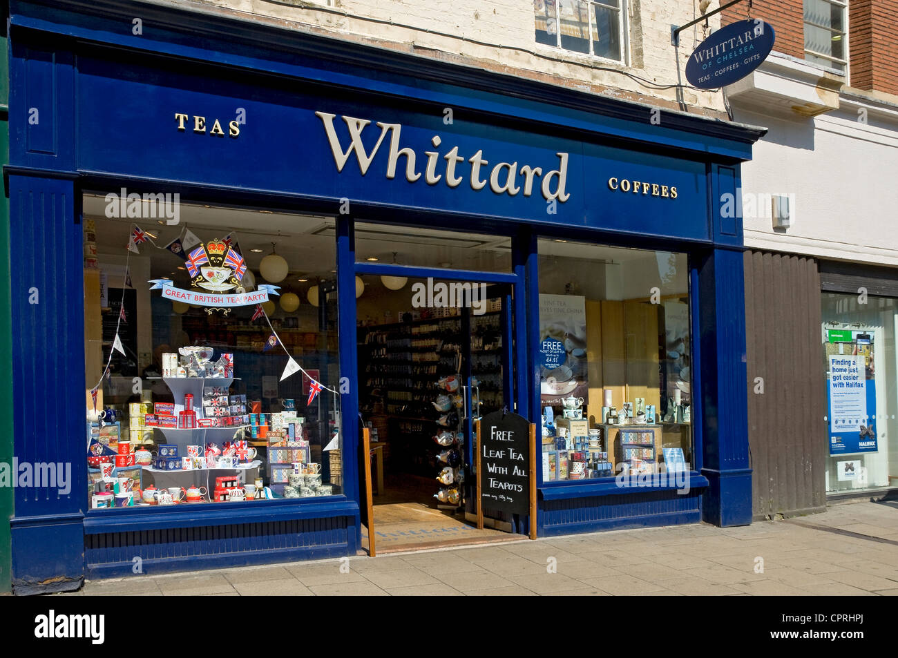 Whittard Teas et cafés magasin de thé York North Yorkshire Angleterre Royaume-Uni Grande-Bretagne Banque D'Images