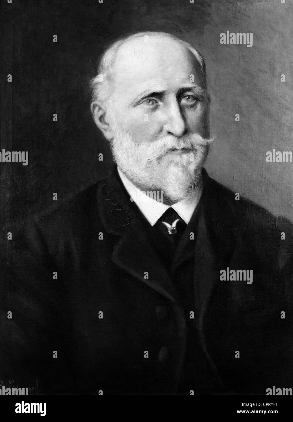 Opel, Adam, 9.5.1837 - 8.9.1895, l'industriel allemand, inventeur, portrait, peinture, fin du xixe siècle, l'artiste n'a pas d'auteur pour être effacé Banque D'Images