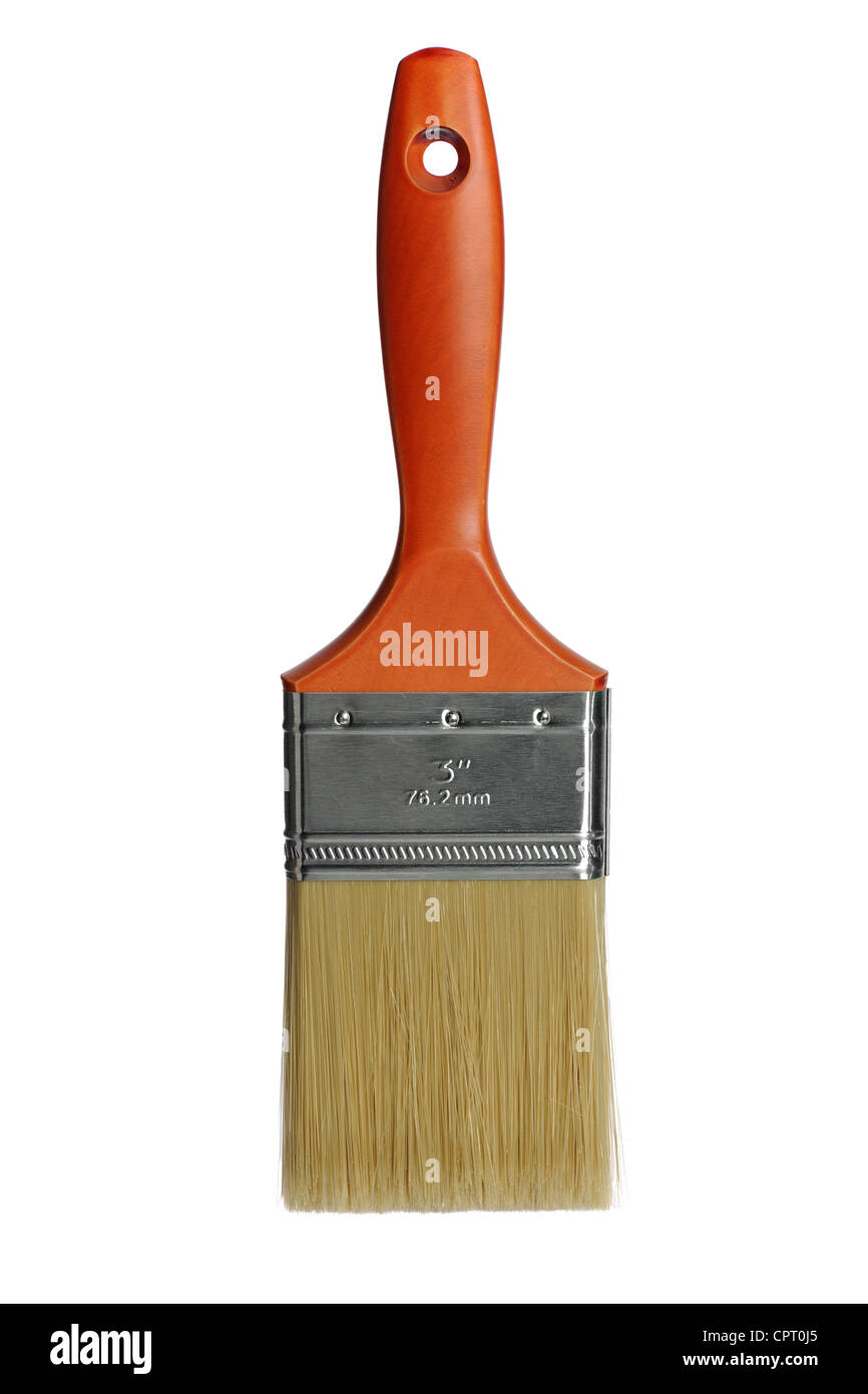 Paintbrush Isolated over white background Banque D'Images