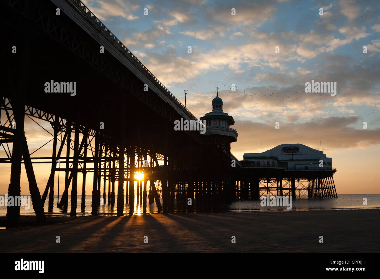 North Pier à Blackpool Banque D'Images