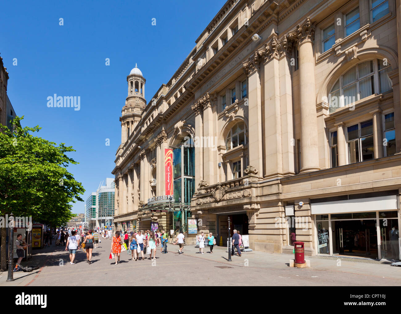 Le Royal Exchange Theatre St Anns Square dans le centre-ville de Manchester Greater Manchester England UK GB EU Europe Banque D'Images