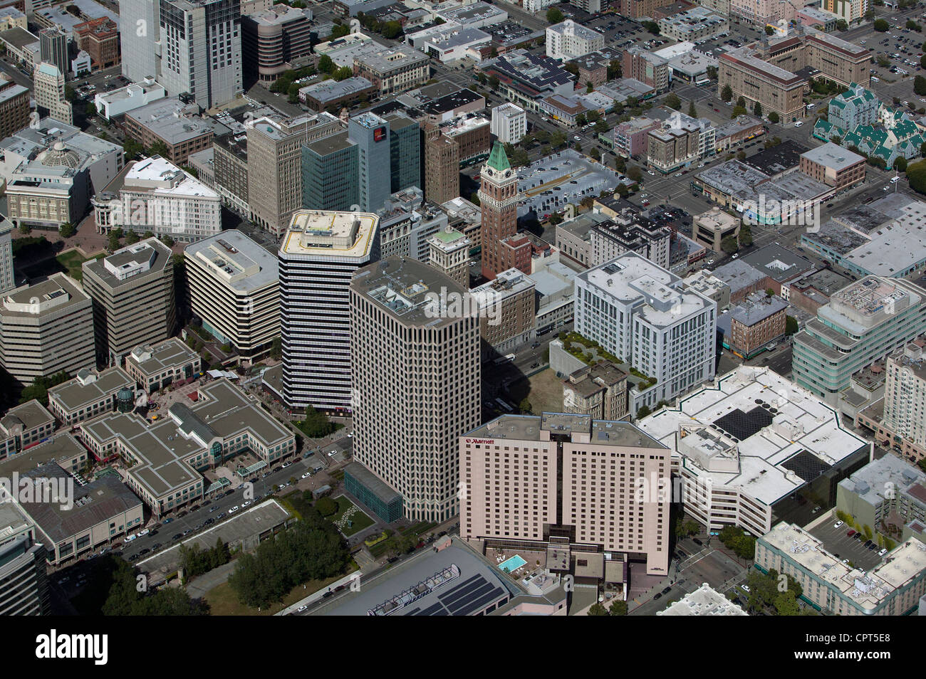 Photographie aérienne Oakland, Californie Banque D'Images