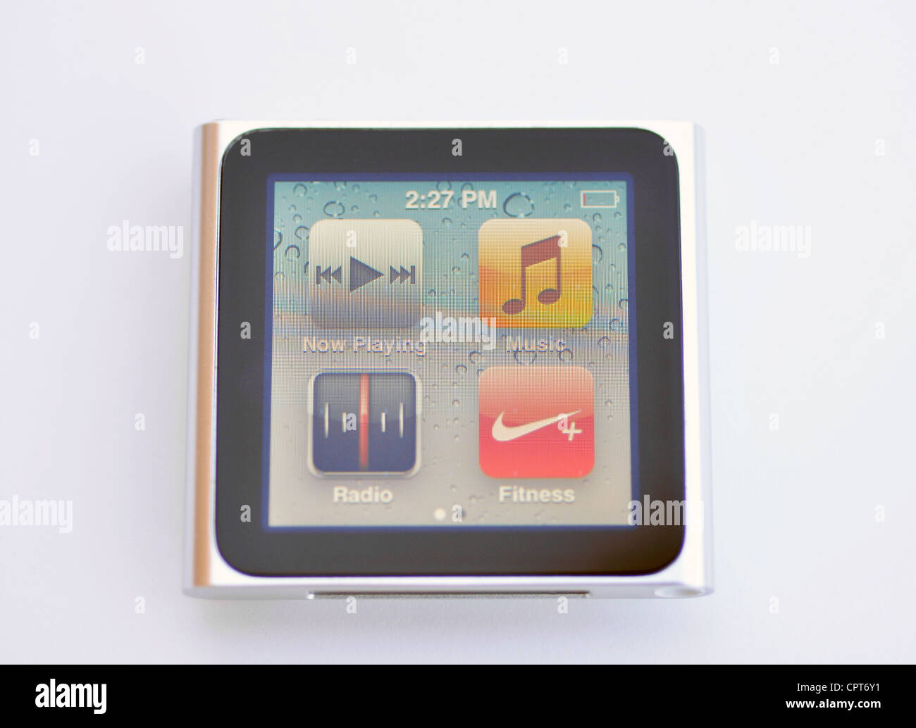 Gros plan de l'iPod nano Banque D'Images