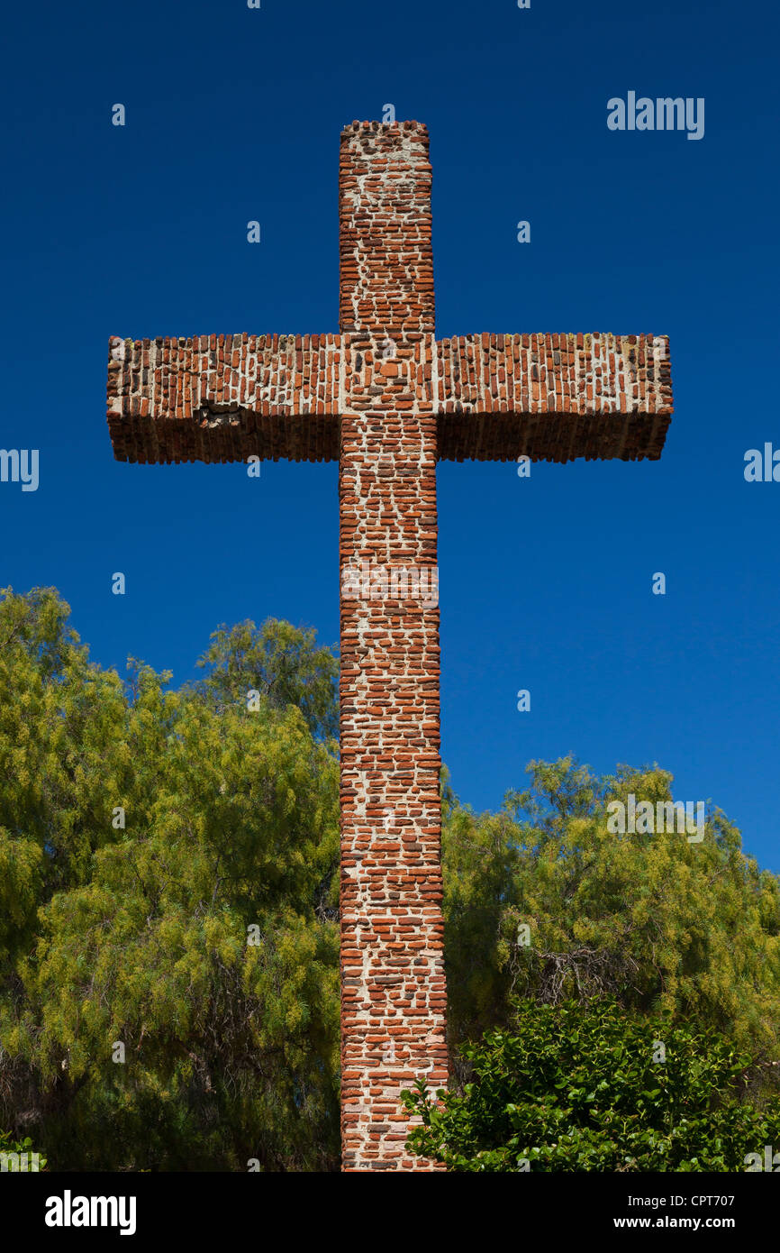 Serra Croix. Presidio Park, San Diego. Banque D'Images