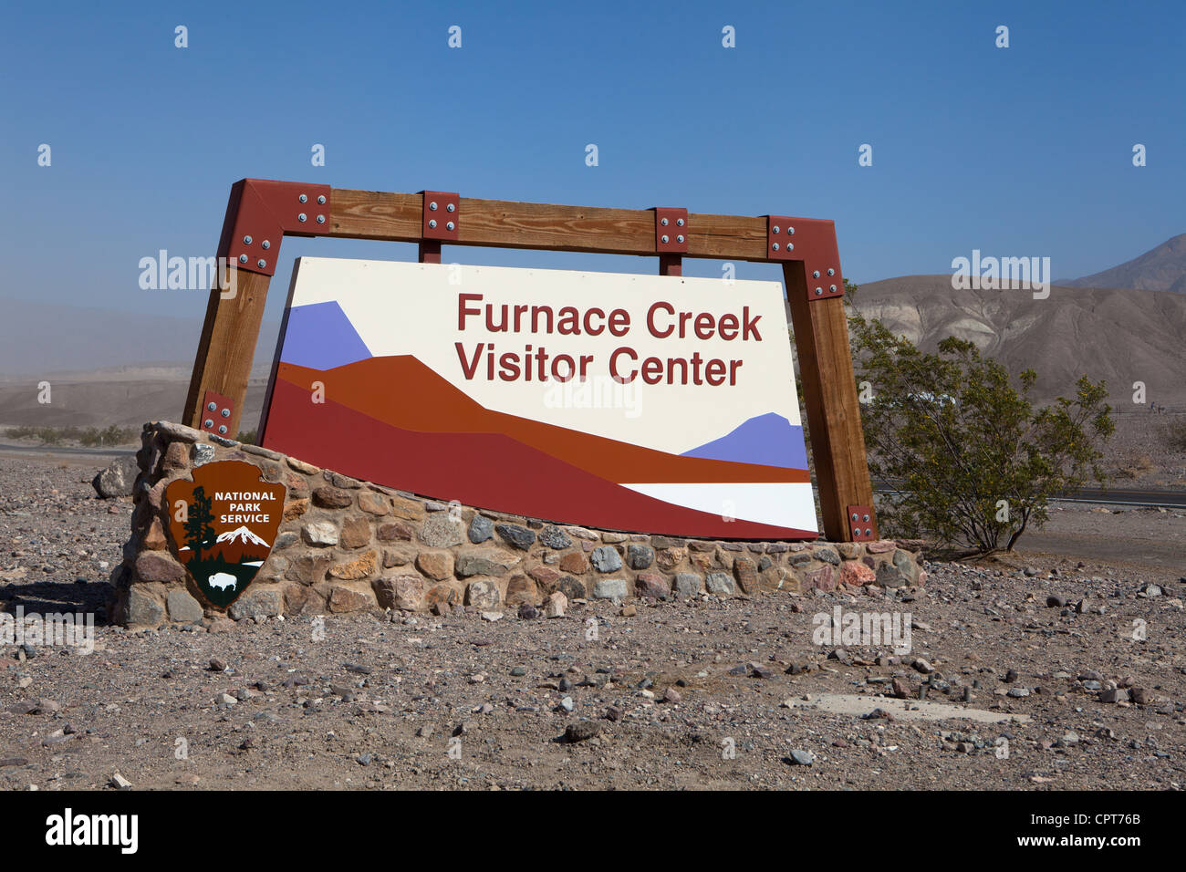 Furnace Creek visitor centre la vallée de la mort Banque D'Images