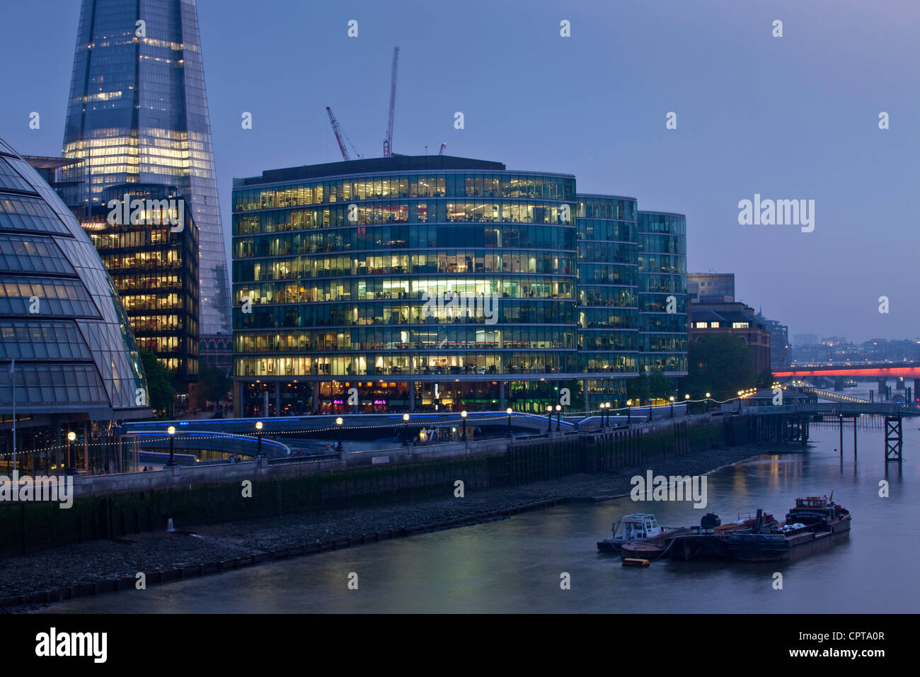 L'architecture moderne, Londres, Angleterre Banque D'Images