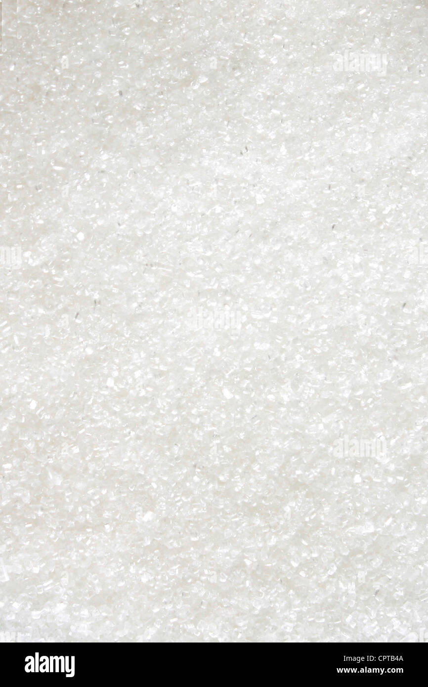Un fond de sucre blanc Banque D'Images