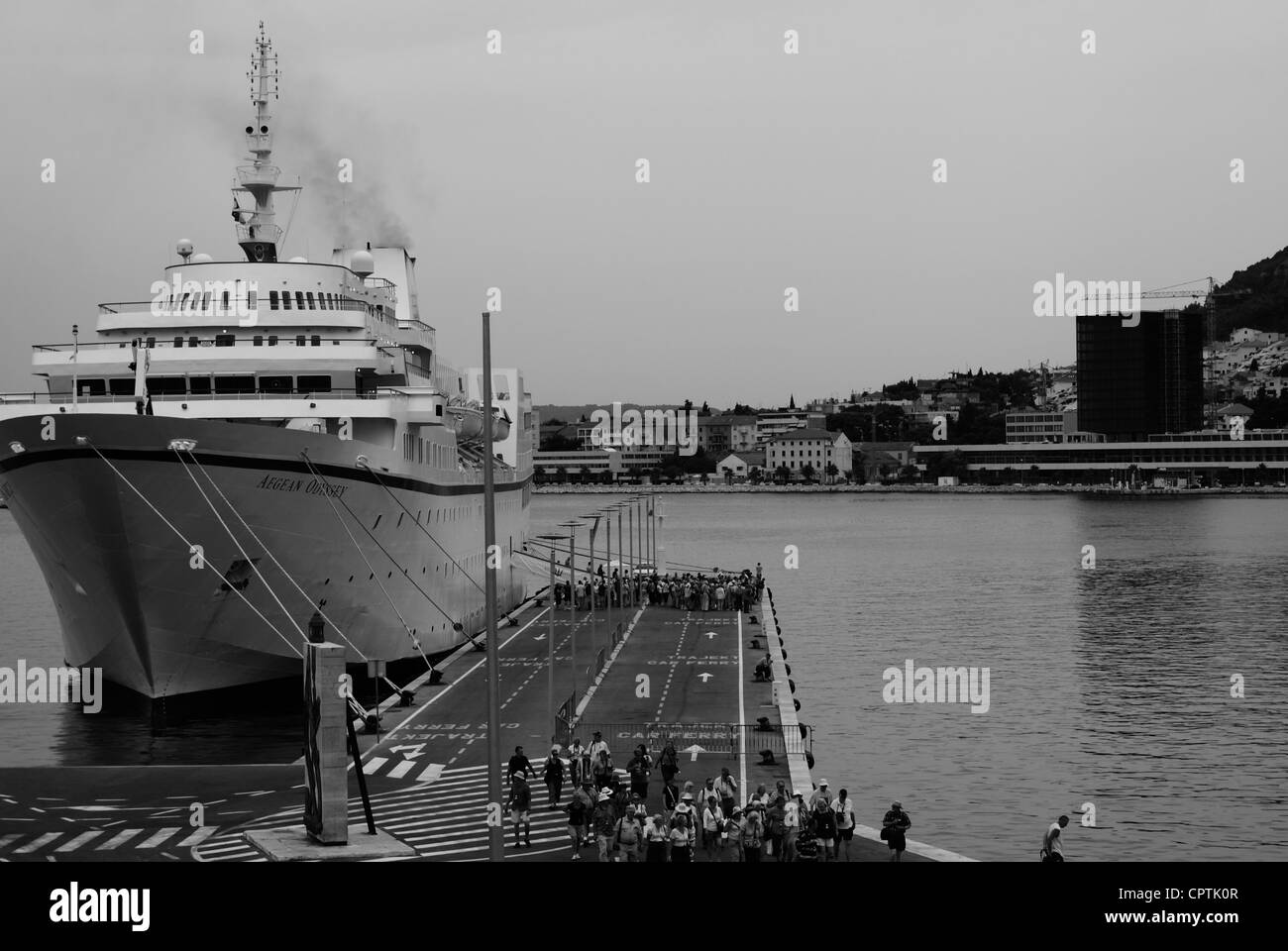 L'Odyssée de la mer Égée, Ferry, Split, Croatie Banque D'Images