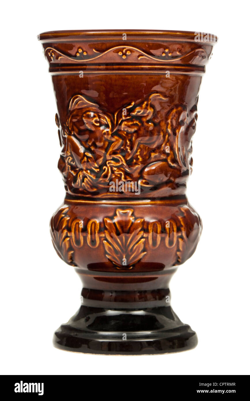 Vintage Sylvac Grecian urn vase poterie / / Jardiniere (modèle no 4638) Banque D'Images