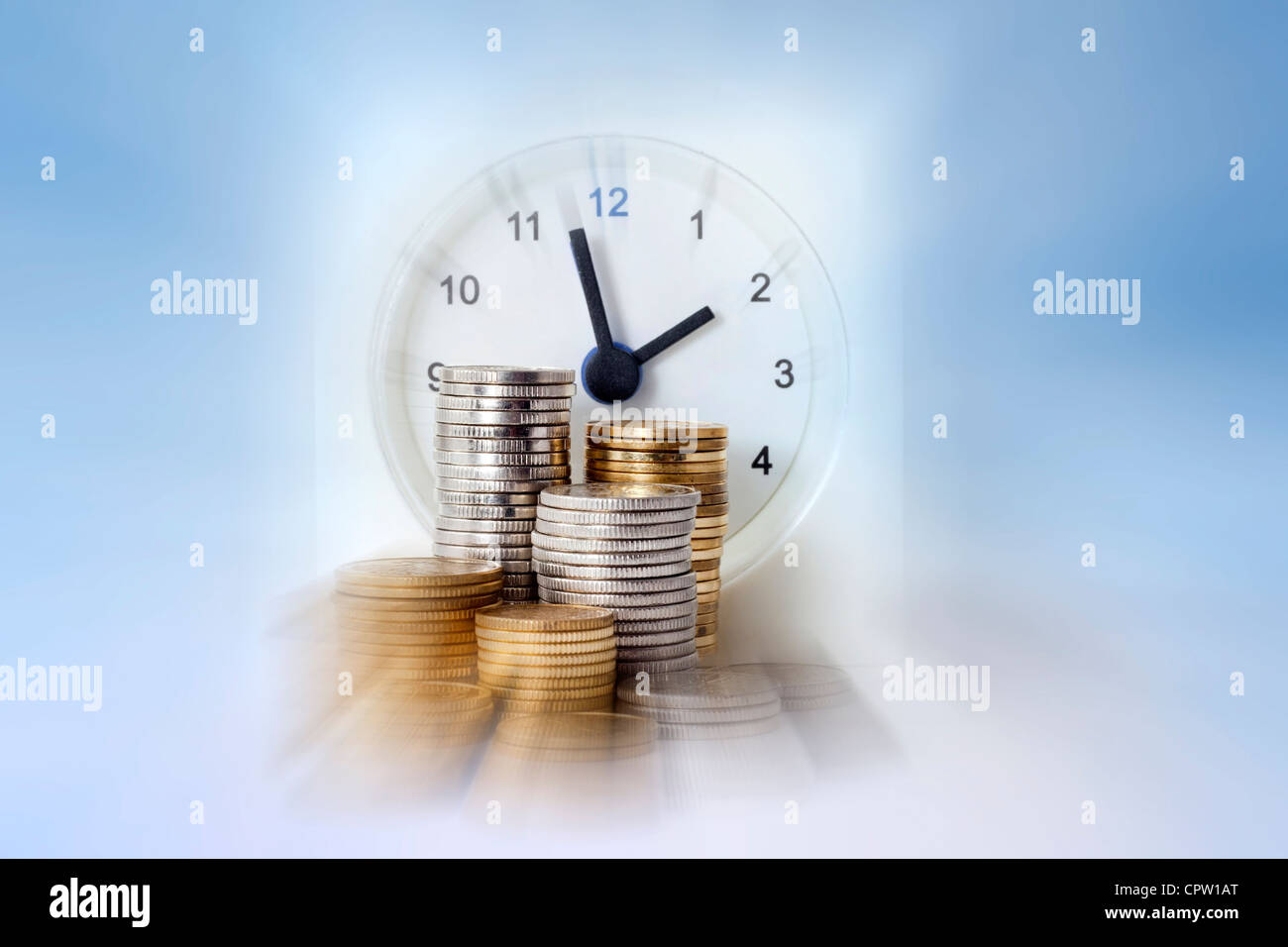 Le temps est argent business concept Banque D'Images