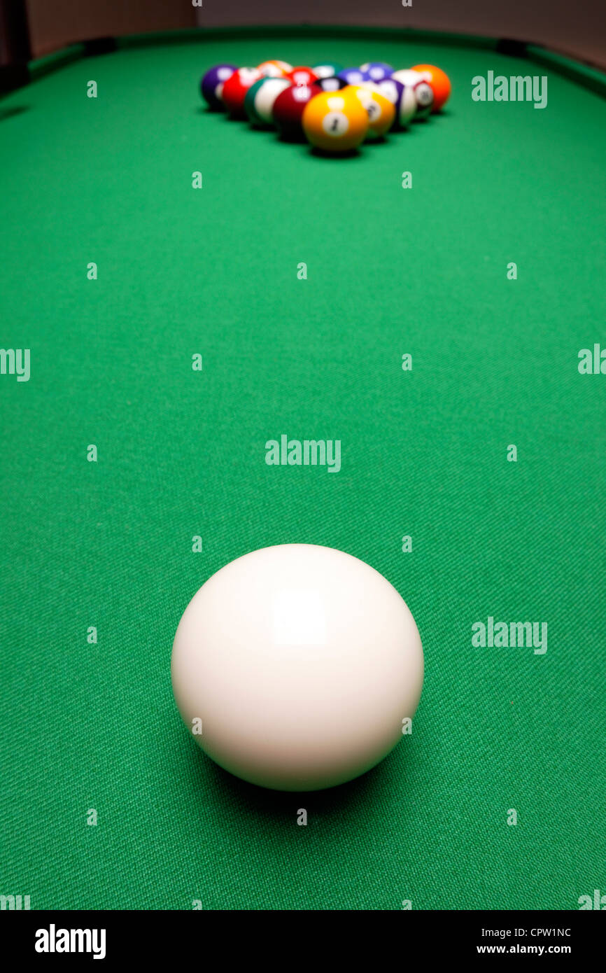 Billard ! Concept de jeu RF Banque D'Images