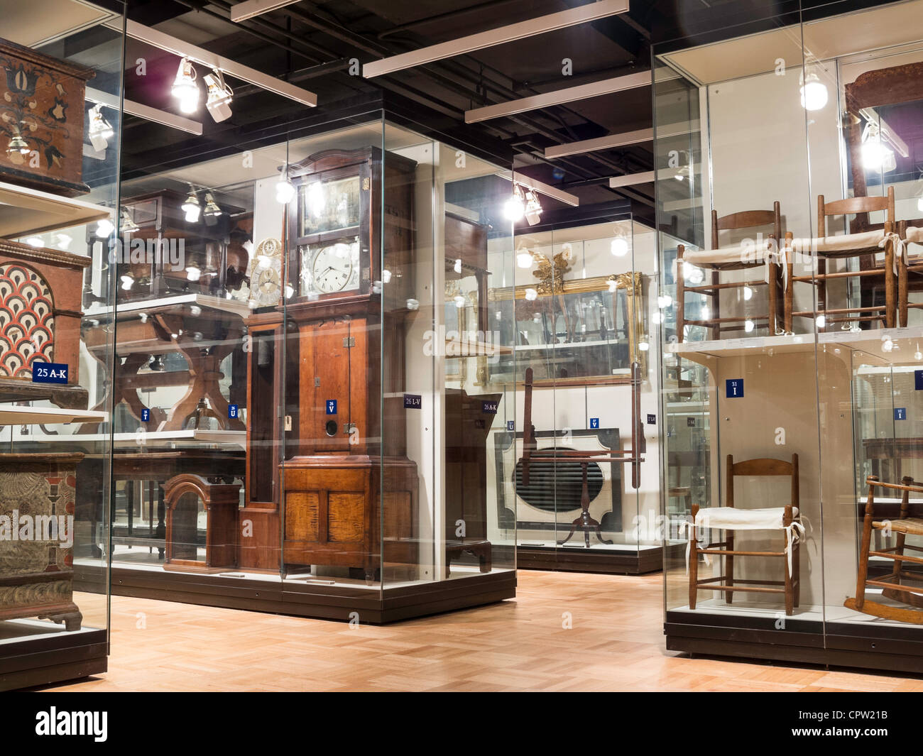 Henry R. Luce Entrepôt de stockage Visible, le Metropolitan Museum of Art, New York, USA Banque D'Images