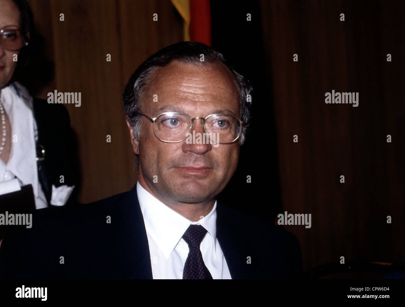 Carl XVI Gustaf, * 30.4.1946, roi de Suède depuis 15.9.1973, portrait, 1980, Banque D'Images