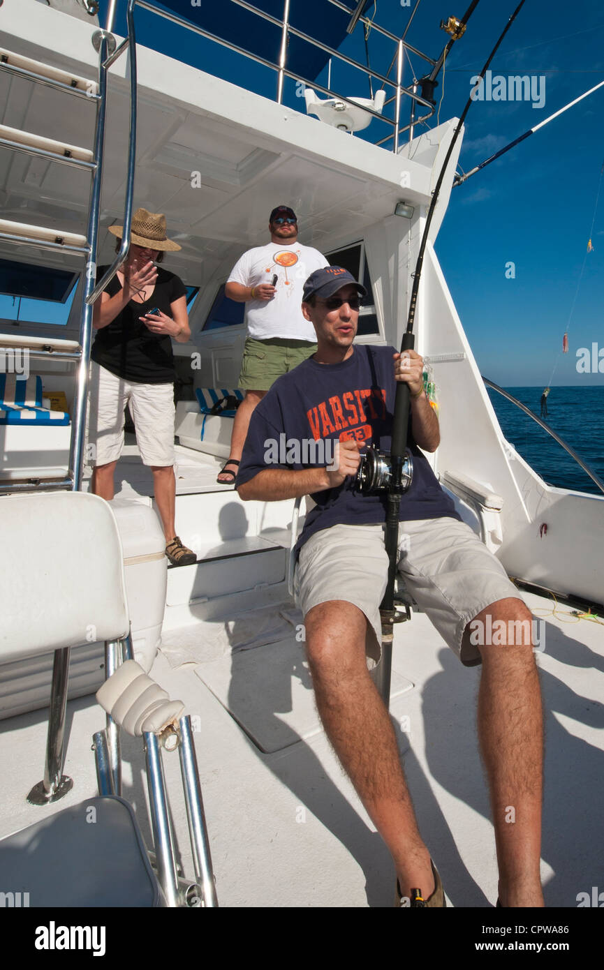 La pêche sportive en haute mer le voilier Puerto Vallarta, Mexique. (MR) Banque D'Images