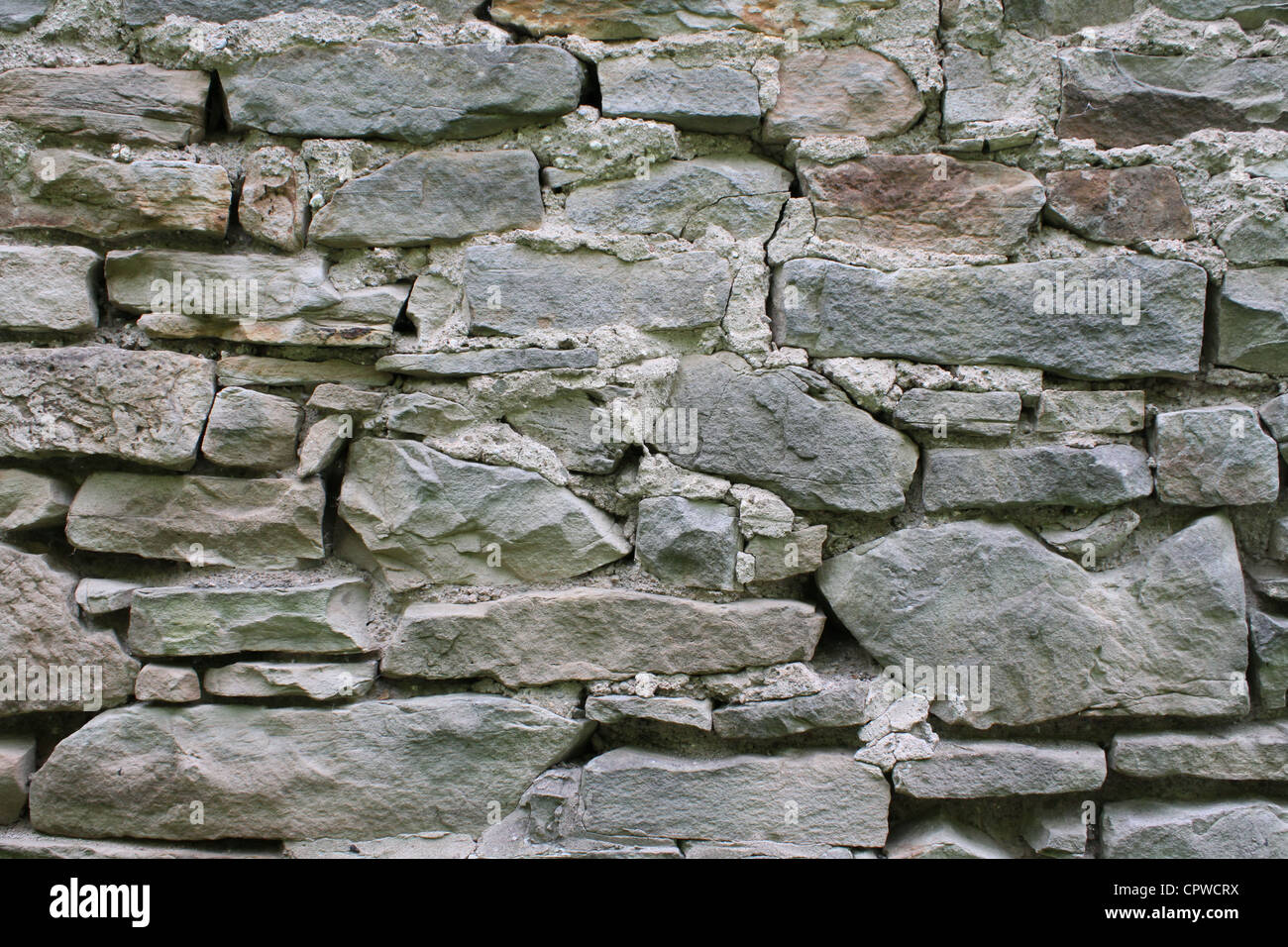 Rock modèle mur de briques Banque D'Images
