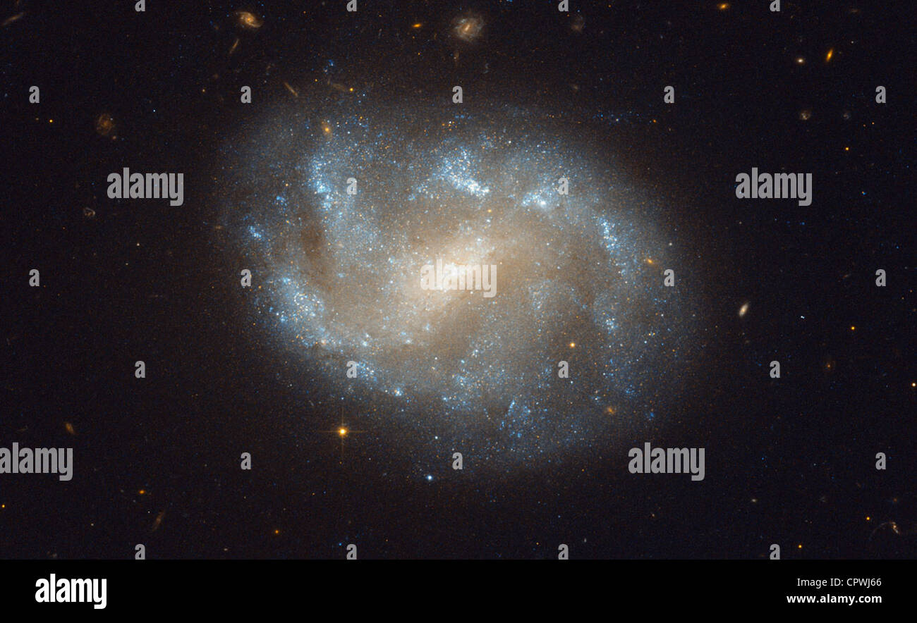 Image de Hubble des Galaxies' El Dorado Banque D'Images