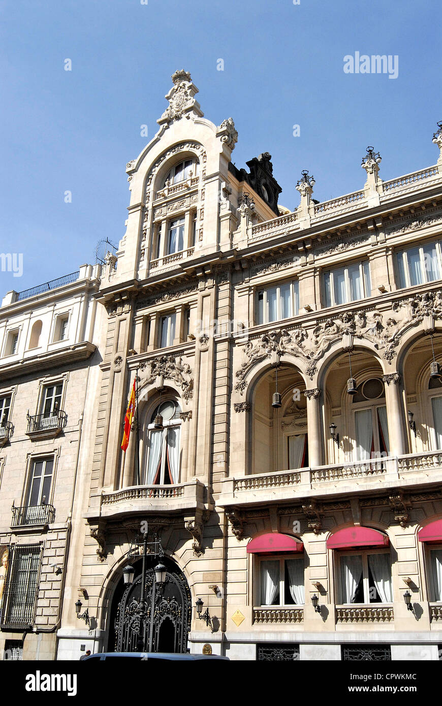 Casino, rue Alcala, Madrid, Espagne Banque D'Images