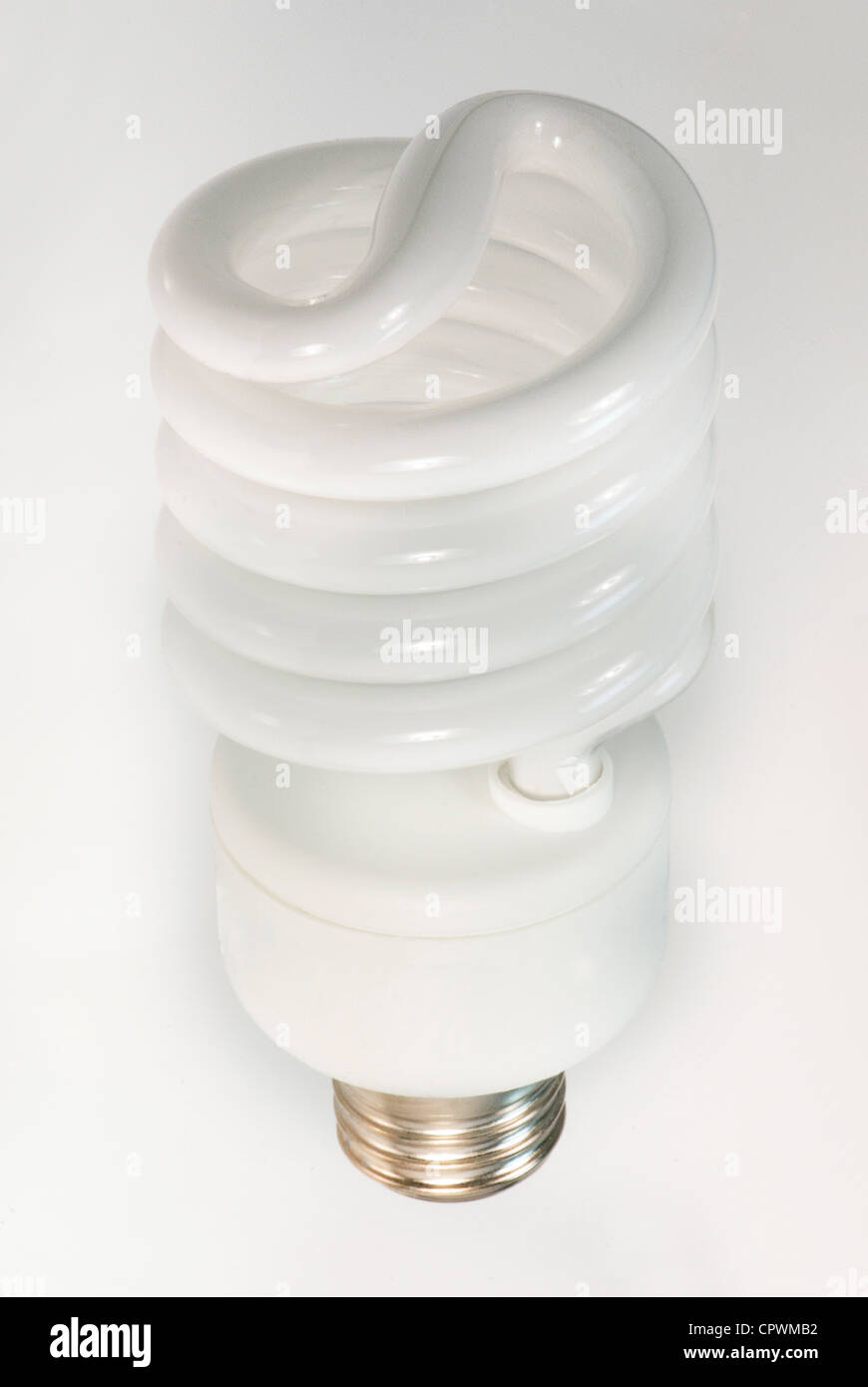 Ampoule fluorescente compacte Banque D'Images
