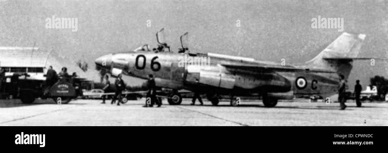 Le Français Sud Aviation (SNCASO) S.O. 4050 ''Vautour II''. Banque D'Images