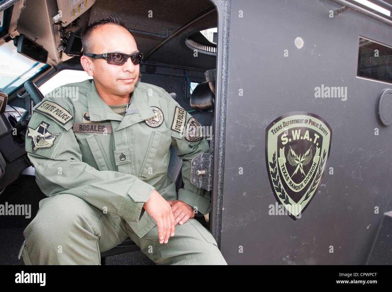 Swat Ranger Membre masculin de la Texas Ministère de la Sécurité publique, division ...