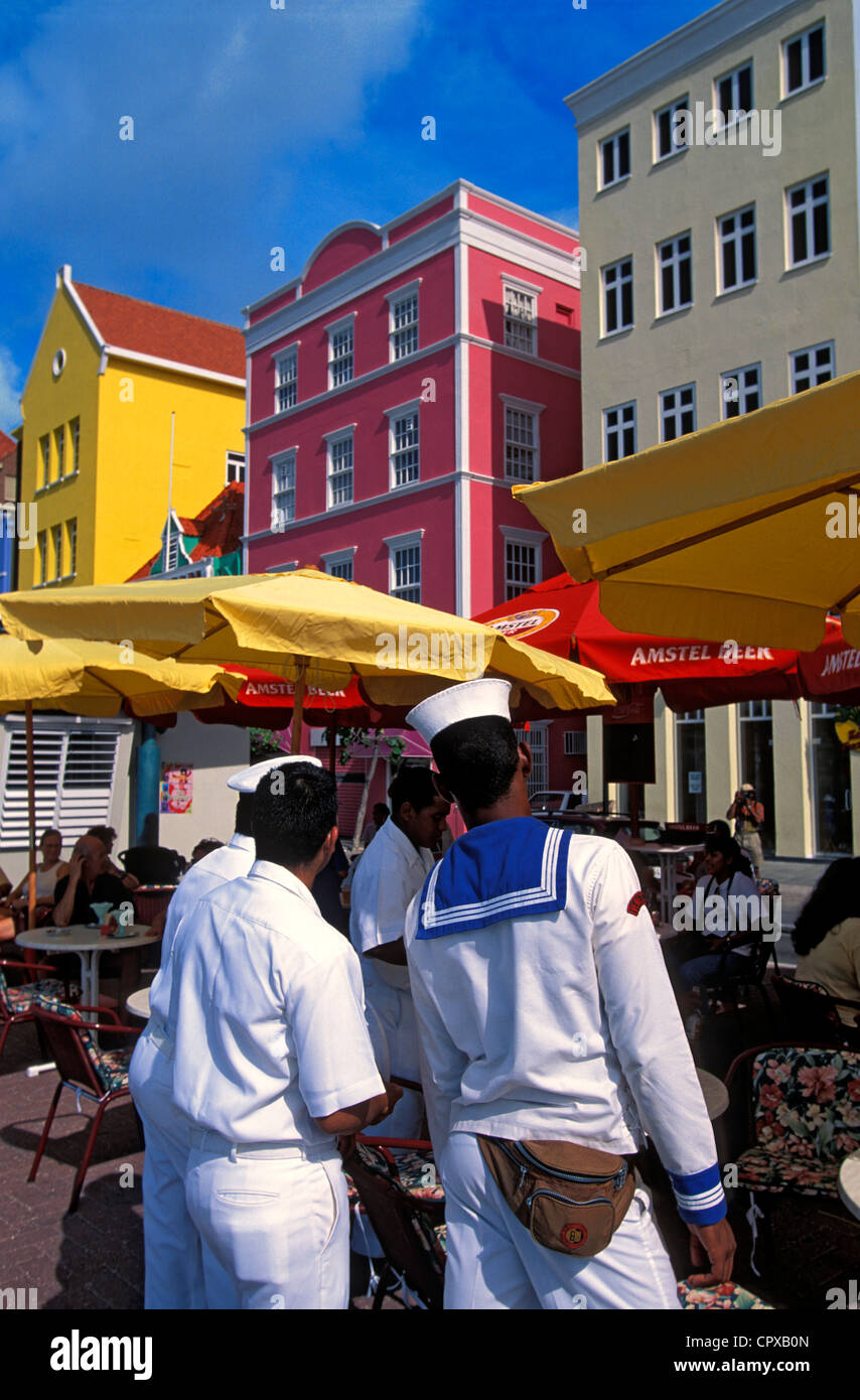 L'île de Curaçao, Antilles néerlandaises Willemstad, ville Banque D'Images