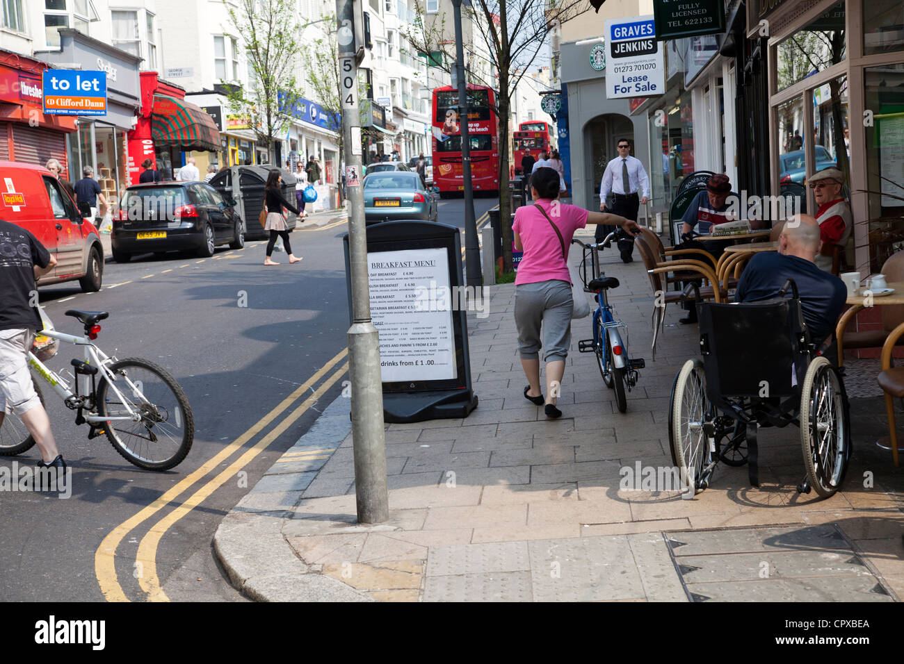 Le Brighton Kemp Town - UK Banque D'Images