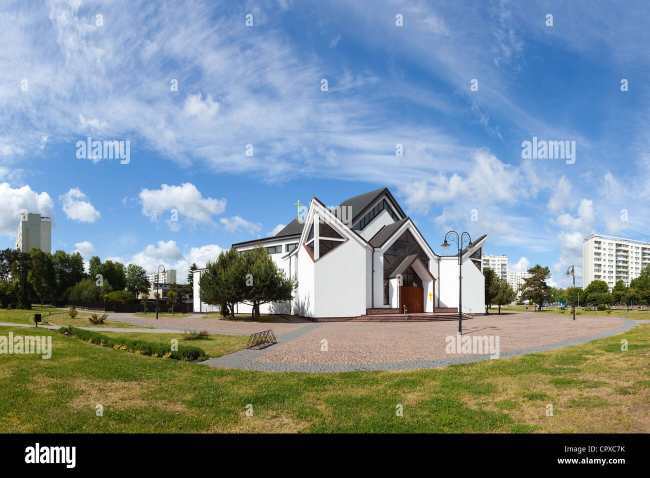 Sanctuaire de Notre Dame de Fatima à Gdansk, Pologne. Banque D'Images