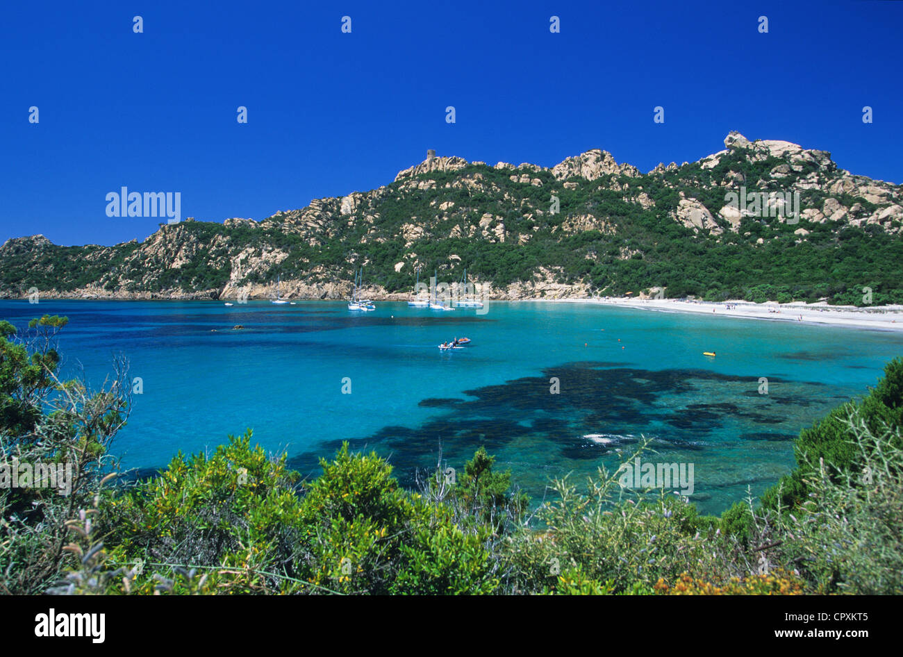 France Corse Du Sud Entre Ajaccio Et Figari La Plage De