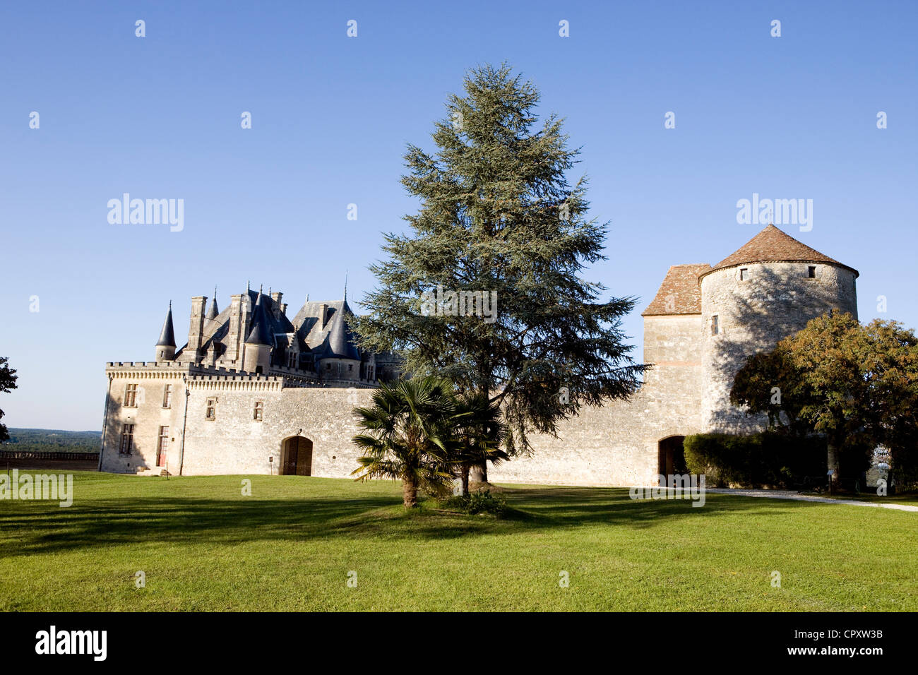 France, dordogne, Périgord Pourpre, Saint Michel de Montaigne, Château de Montaigne Banque D'Images