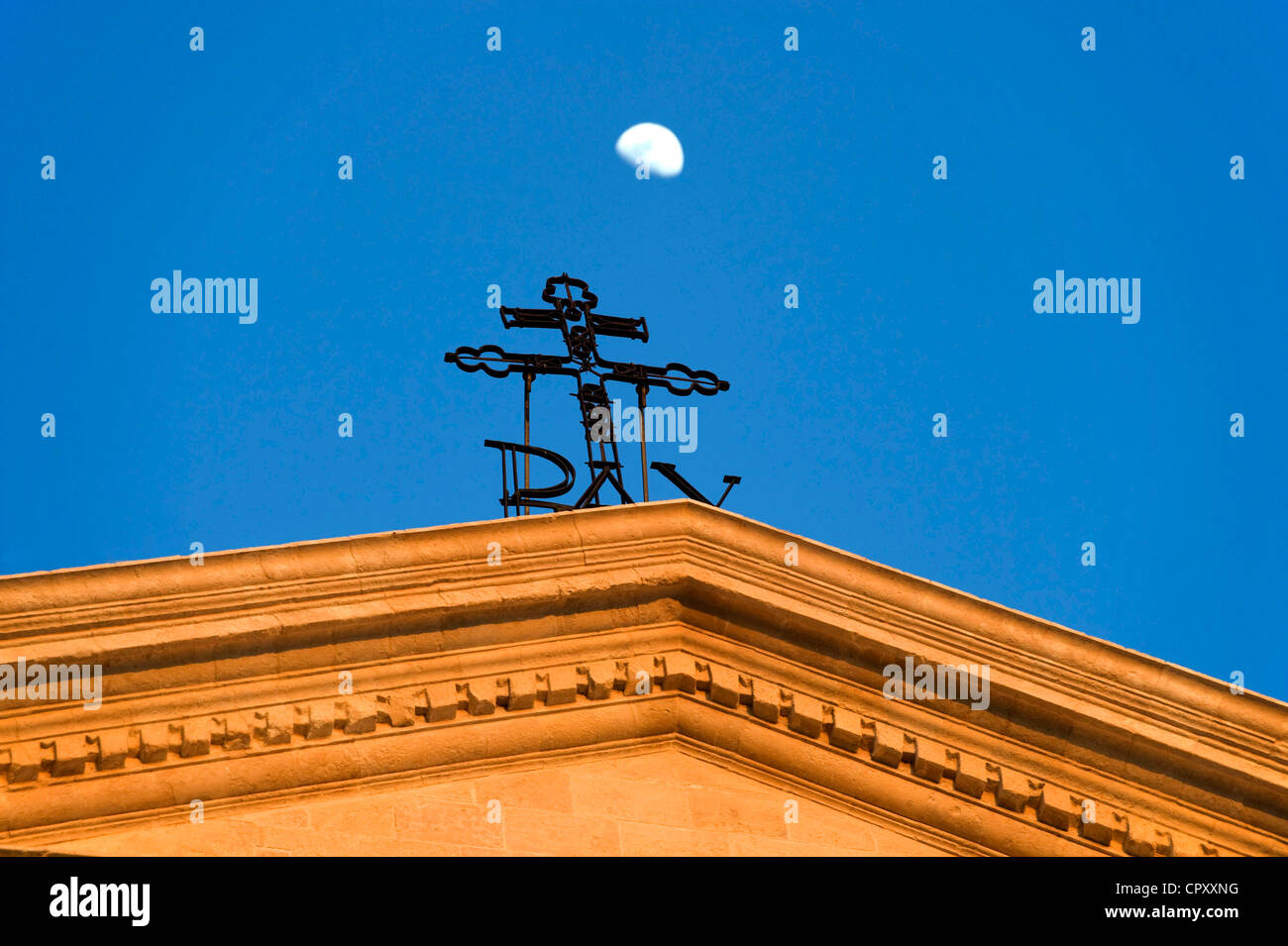 Italie, Sicile, Noto, ville baroque inscrite au Patrimoine Mondial de l'UNESCO, le monastère de San Salvatore Banque D'Images