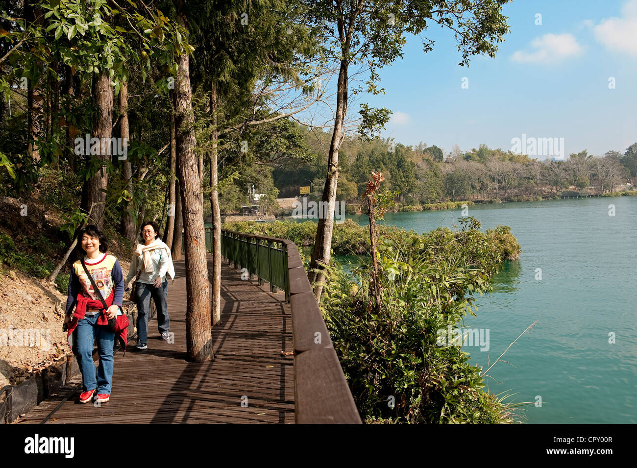 Taiwan, District de Nantou, Sun Moon Lake Region Banque D'Images