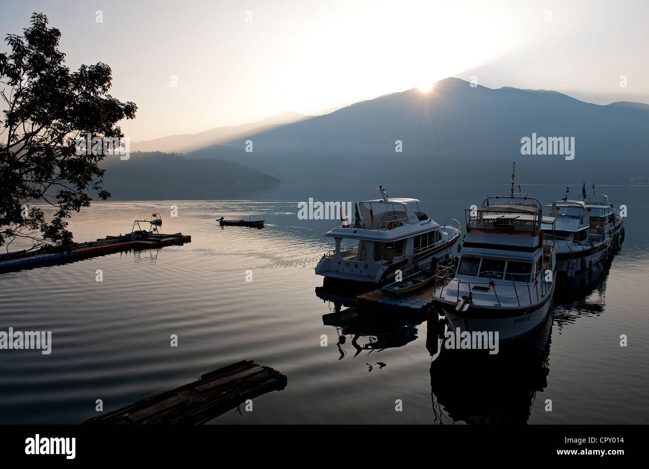 Taiwan, District de Nantou, Sun Moon Lake Region Banque D'Images