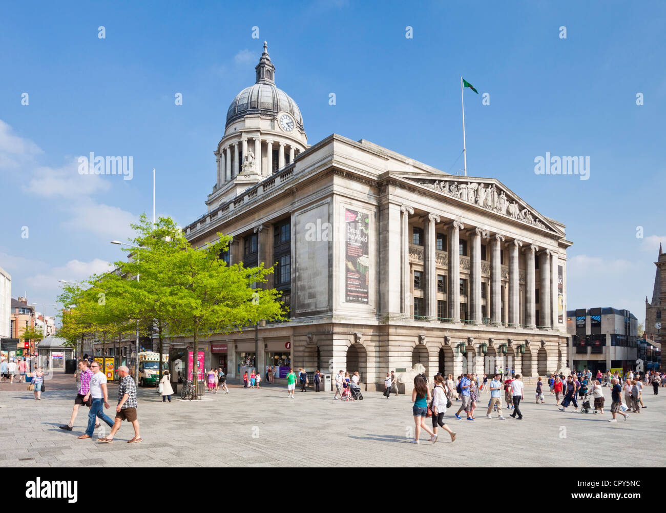 Chambre du conseil de la vieille place du marché de Nottingham Nottingham Nottinghamshire England GB UK Europe Banque D'Images
