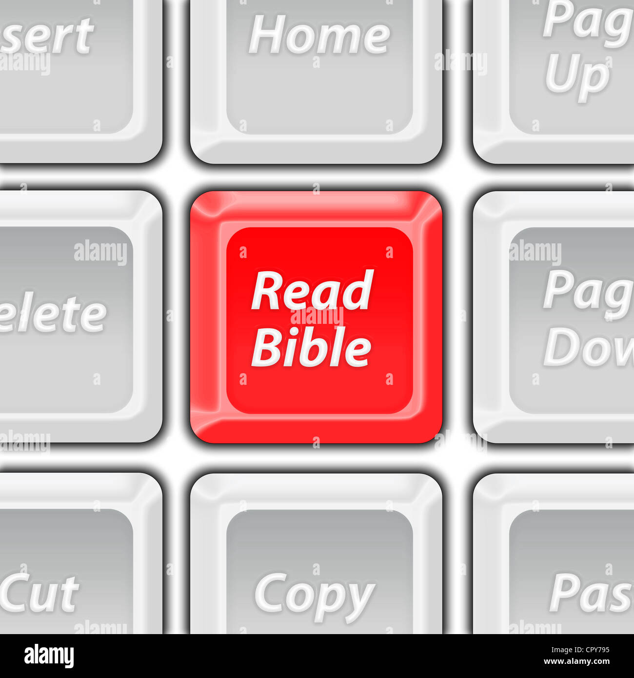 lire la clé de la bible Banque D'Images