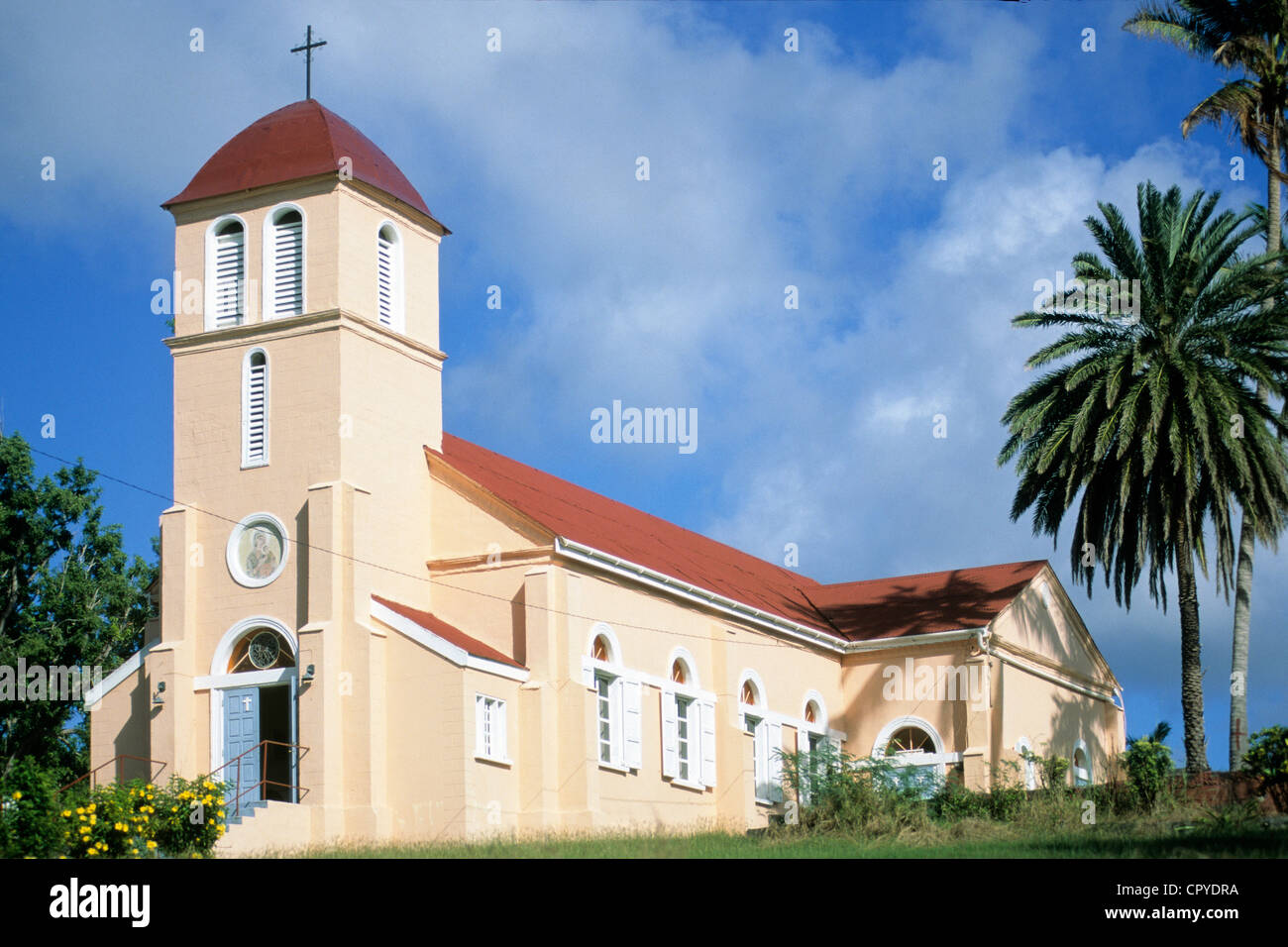 Antigua-et-Barbuda, Antigua, l'île au centre de l'île, l'église de Tyrell Banque D'Images