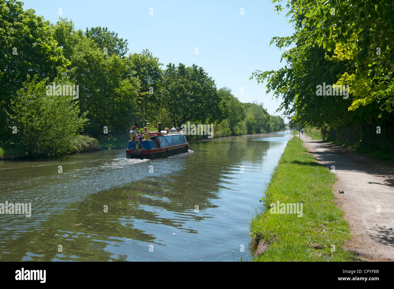 Grand classique sur le Canal de Bridgewater près de Altrincham, Cheshire, England, UK Banque D'Images