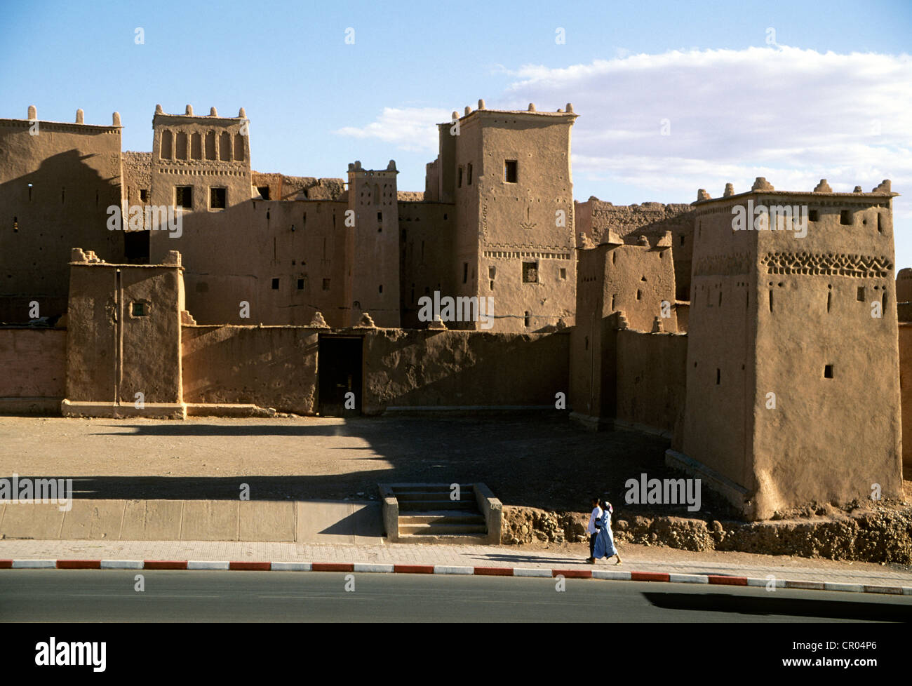 Le Maroc, Haut Atlas, près de Ouarzazate, Kasbah de Taourirt Banque D'Images